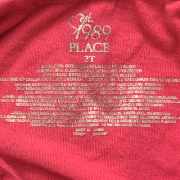 Children's Place Pink Romper - Picture 4 of 4